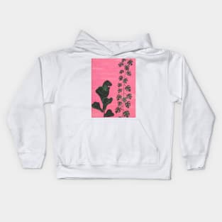 Pink Houseplants Kids Hoodie